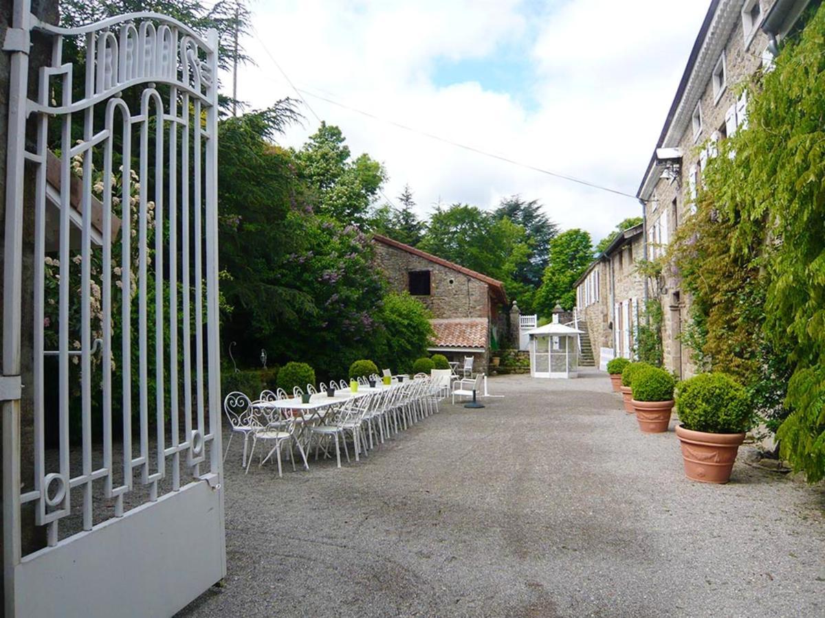 Manoir Majestueux A Satillieu Avec Piscine Privee Esterno foto