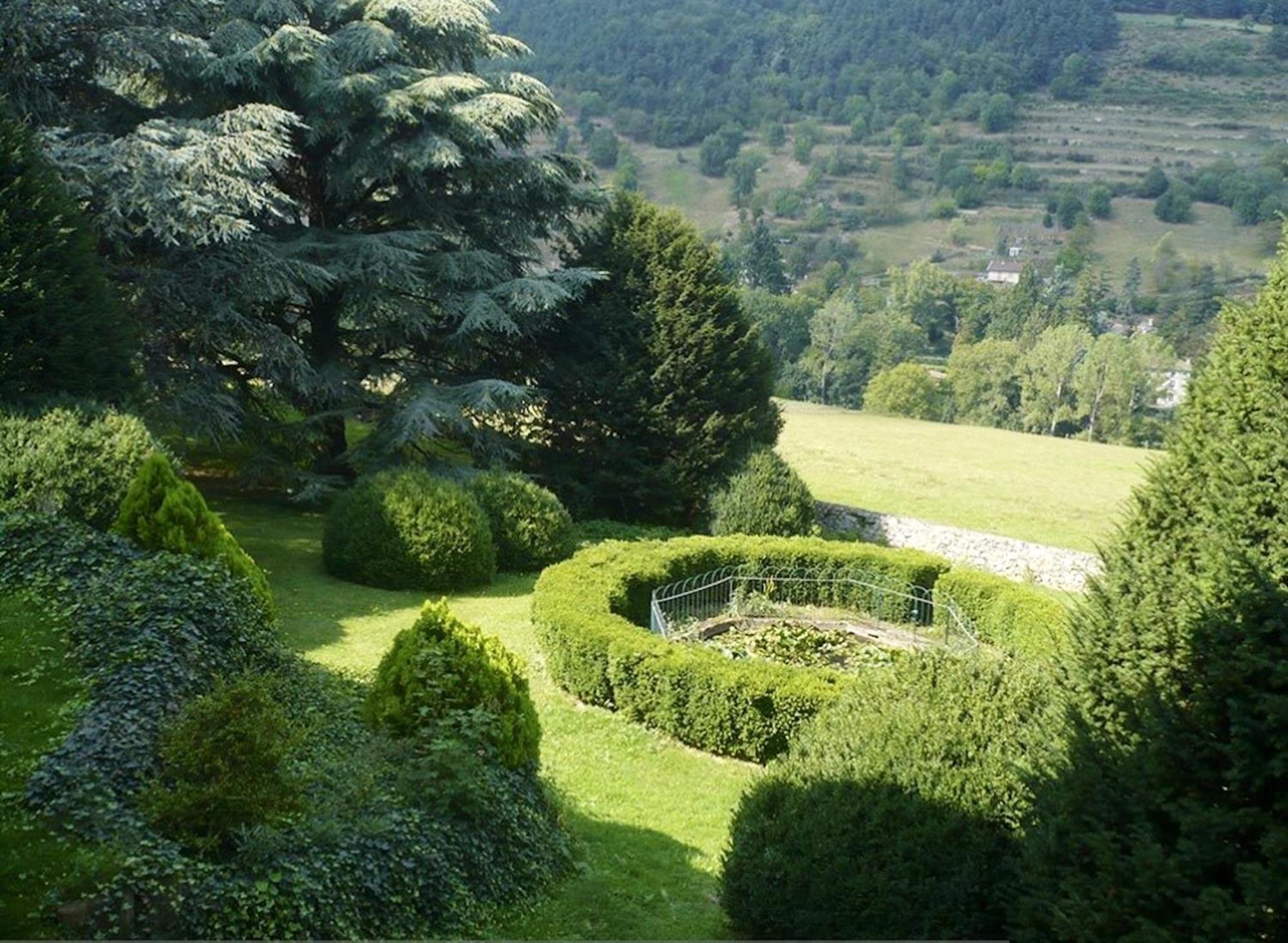 Manoir Majestueux A Satillieu Avec Piscine Privee Esterno foto