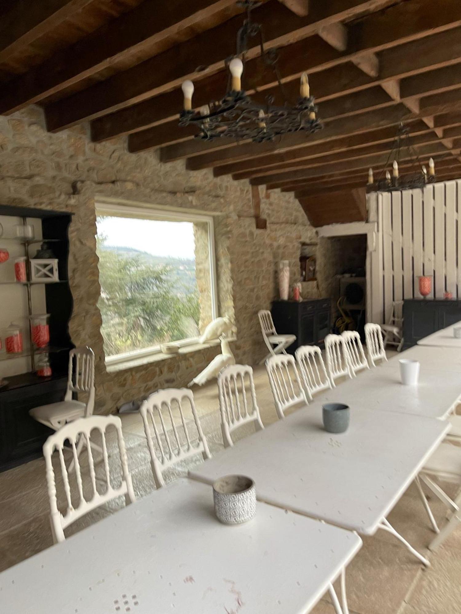 Manoir Majestueux A Satillieu Avec Piscine Privee Esterno foto